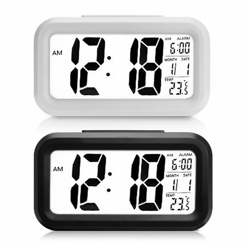 Silent led digital alarm - silent,