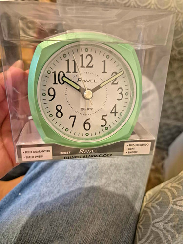Ravel rc047 alarm clock green - clock,