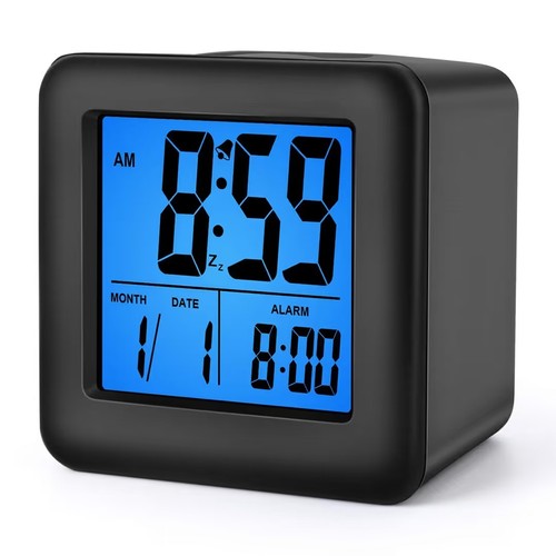 Digital travel alarm clock - alarm,