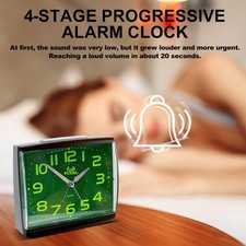 Manual Light LED Alarm Clock