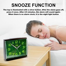 Manual Light LED Alarm Clock