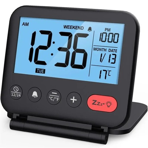 Mini digital travel alarm - travel,