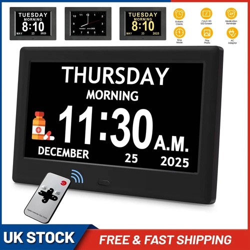 Digital alarm clock day - digital,