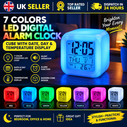 Colors glowing led digital - glowing,