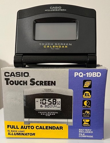 Casio touch screen - screen, clock