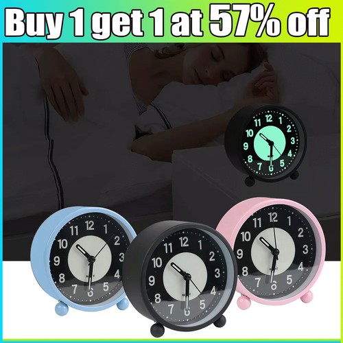 Silent bedside alarm - bedside, clock