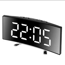 LED Digital Alarm Clock Mirror