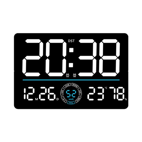 Led digital wall clock - led,