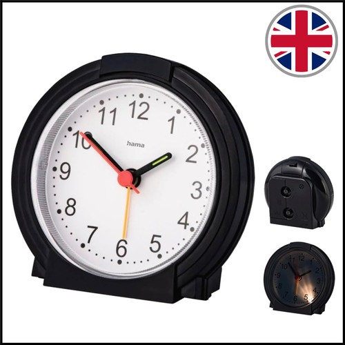 Quiet travel alarm clock with - quiet,