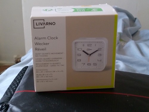 Silent analogue alarm clock - silent,