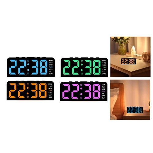 Digital alarm clock led - alarm,