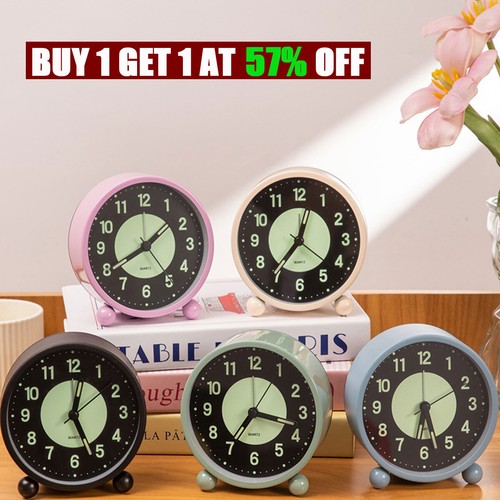 Quartz alarm clock with night - alarm,