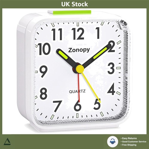 Silent analog alarm - alarm, clock
