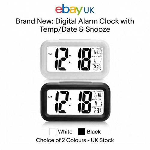 Led digital alarm clock - led,