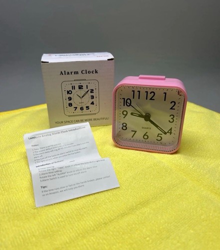 Non ticking silent alarm - non, clock