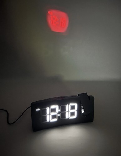 Digital alarm clock large - alarm,