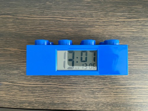Lego brick alarm clock - brick,