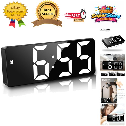 Digital led alarm clock - led,