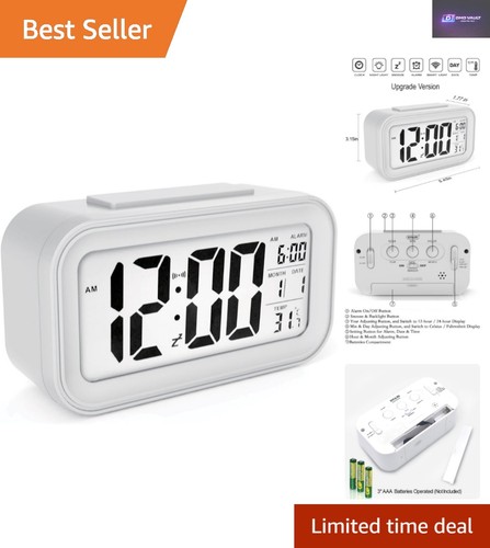 Energy saving led alarm clock - energy-saving,