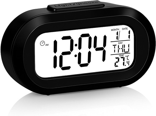 Compact battery operated alarm - compact, battery-operated