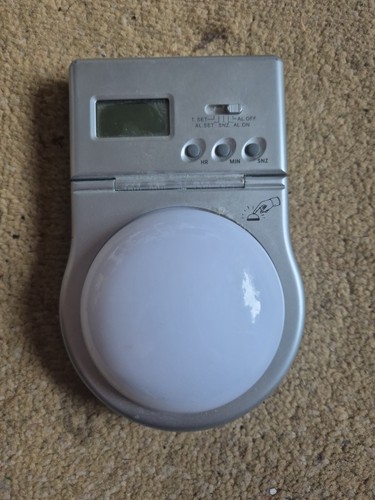 Battery powered alarm - alarm, clock