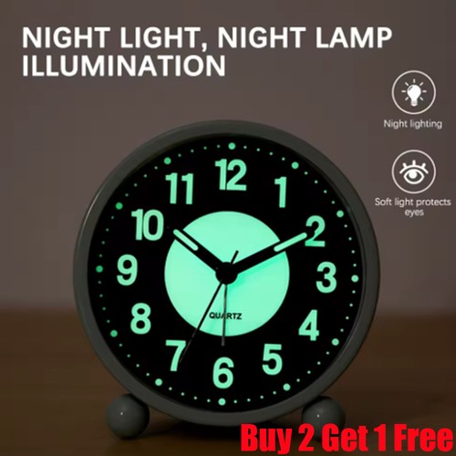 Battery alarm clock silent - battery,