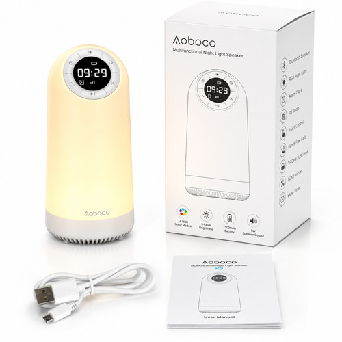Aoboco bluetooth night light - aoboco,
