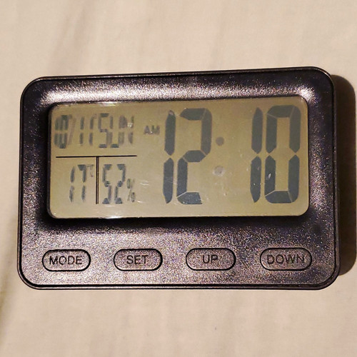 Black digital alarm - digital,