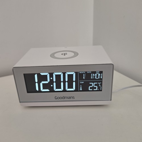 Goodmans alarm clock with - alarm,