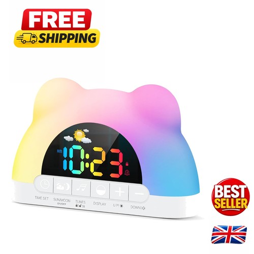 Sleep training alarm clock - training,