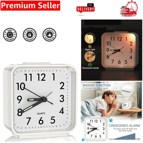 Portable silent alarm clock - portable,