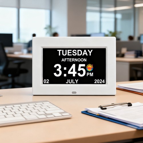 Digital alarm clock - digital,
