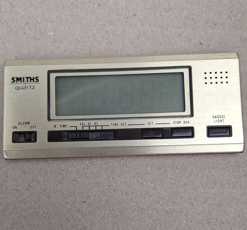 Smiths quartz digital alarm - quartz,